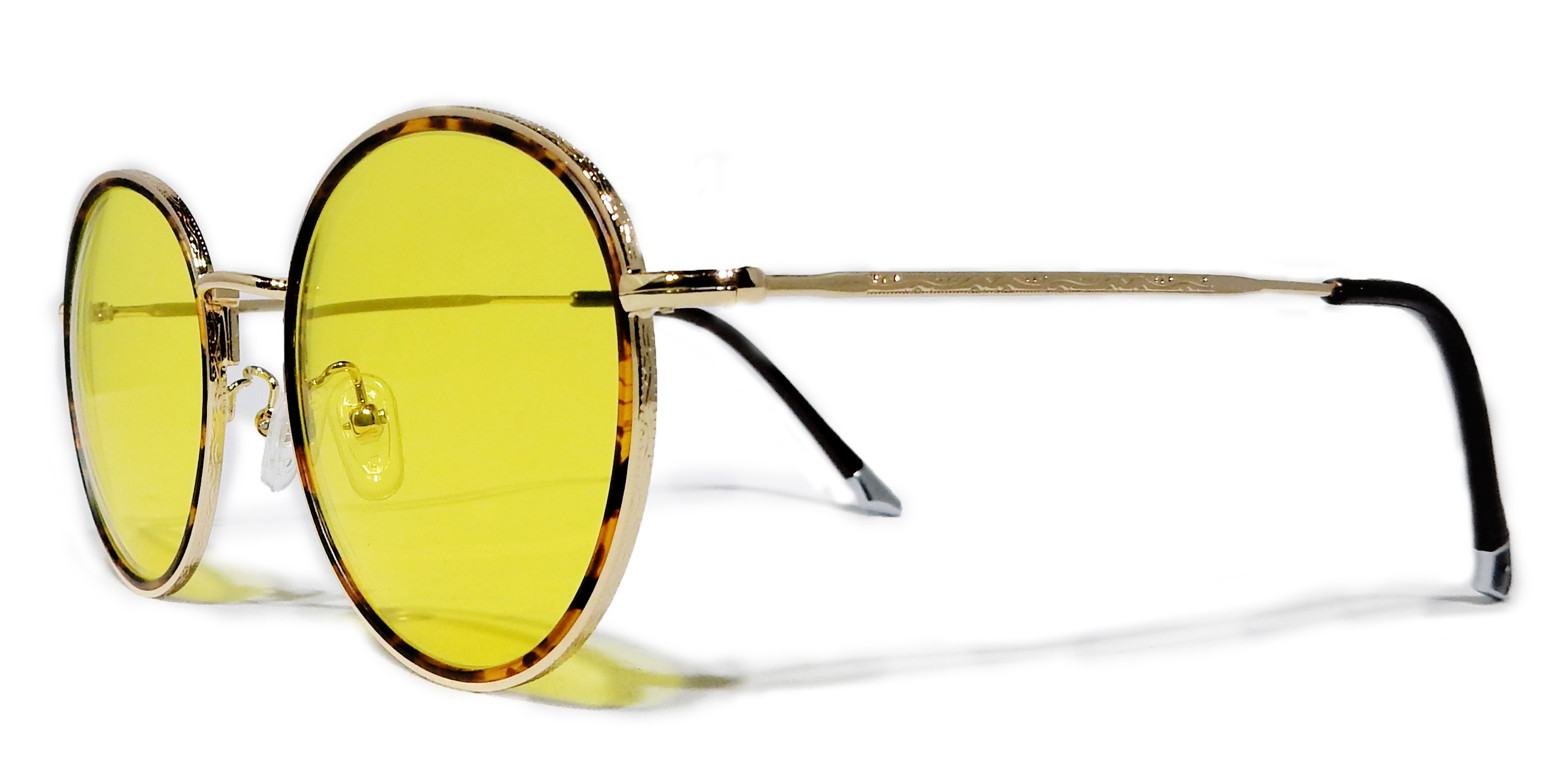 Full Rim Brown and Gold Men's Sunglasses