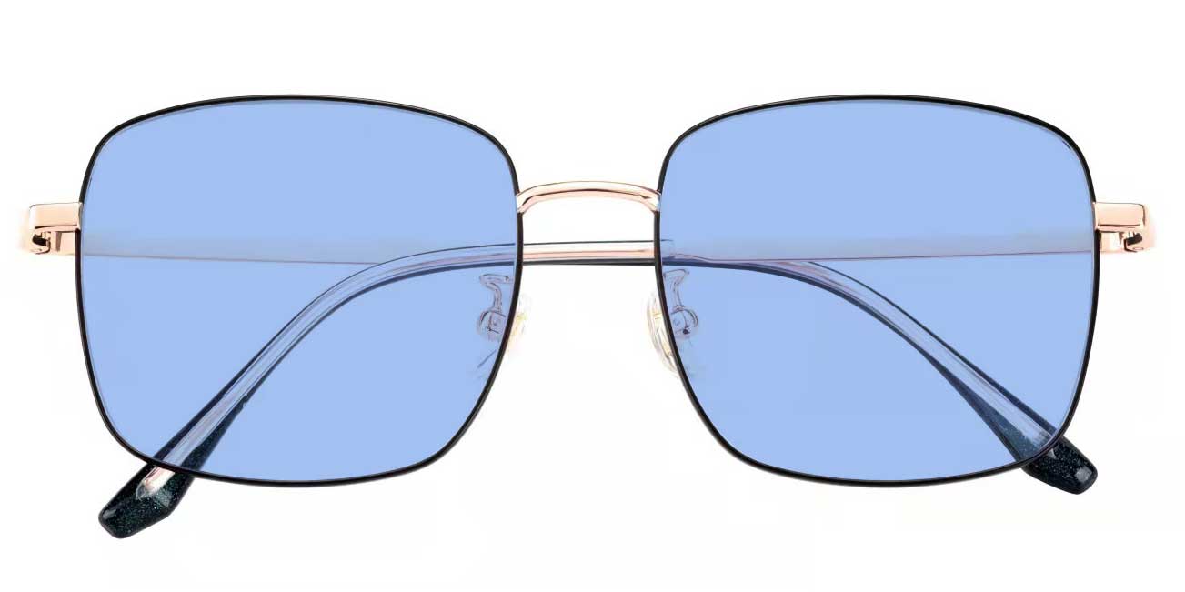 Double Bar Mirrored prescription sunglasses