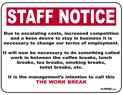 Staff Notice